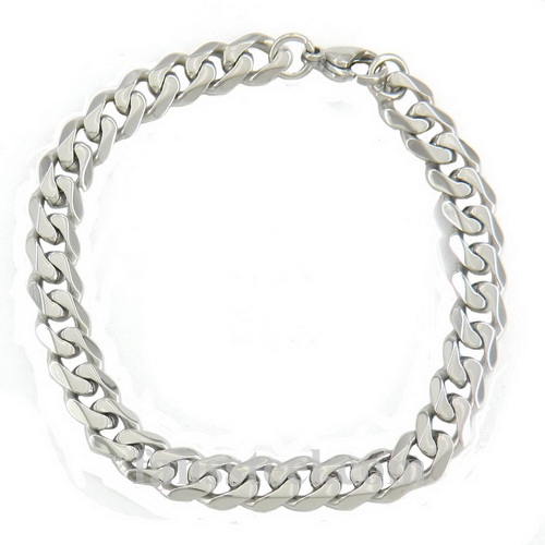 two sides polished bracelet width 8mm length 21cm FSB00W40 - Click Image to Close
